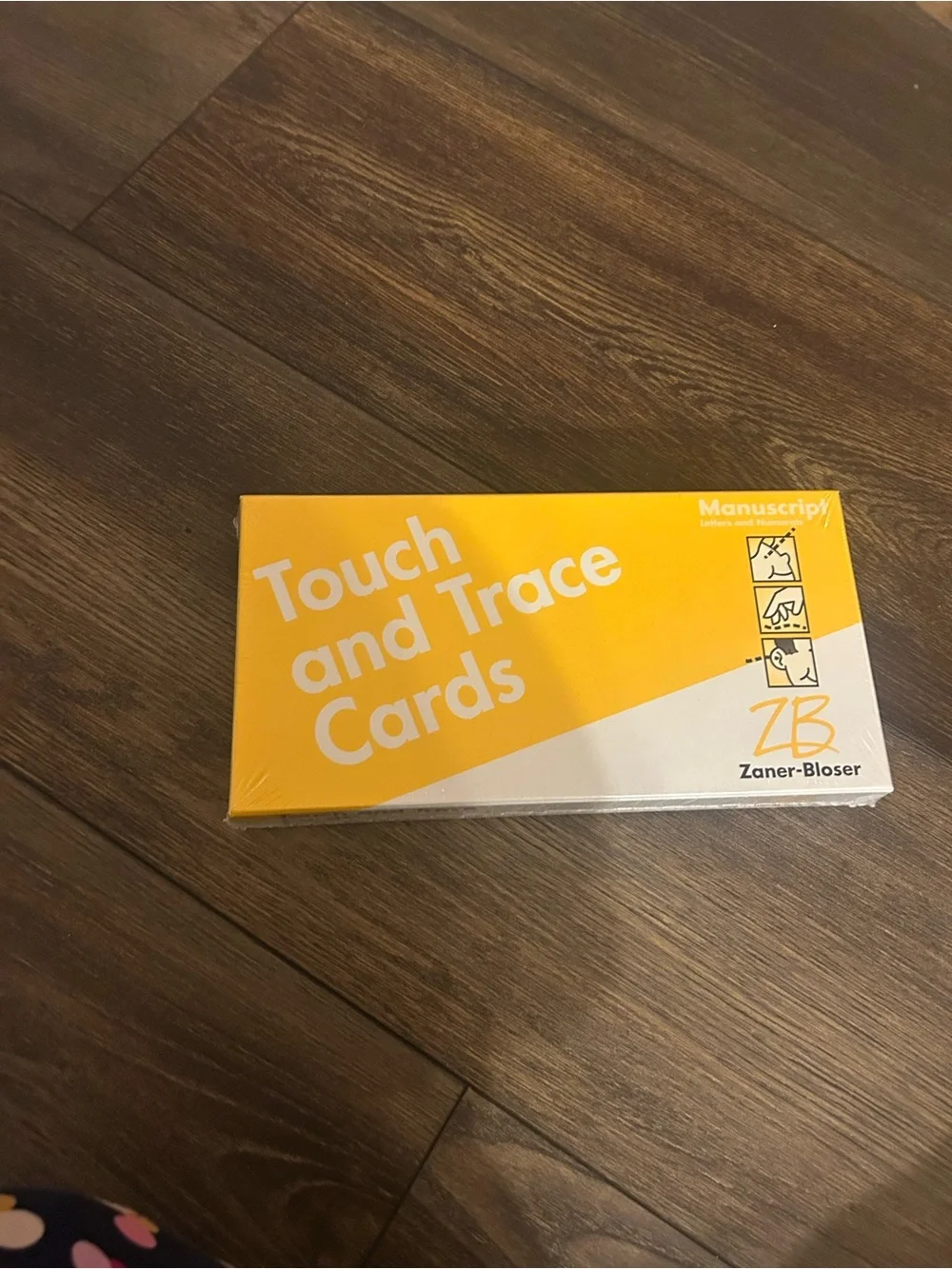 Zaner-Bloser Manuscript Touch and Trace Cards
